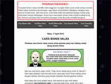 Tablet Screenshot of carabisnisvalas.com